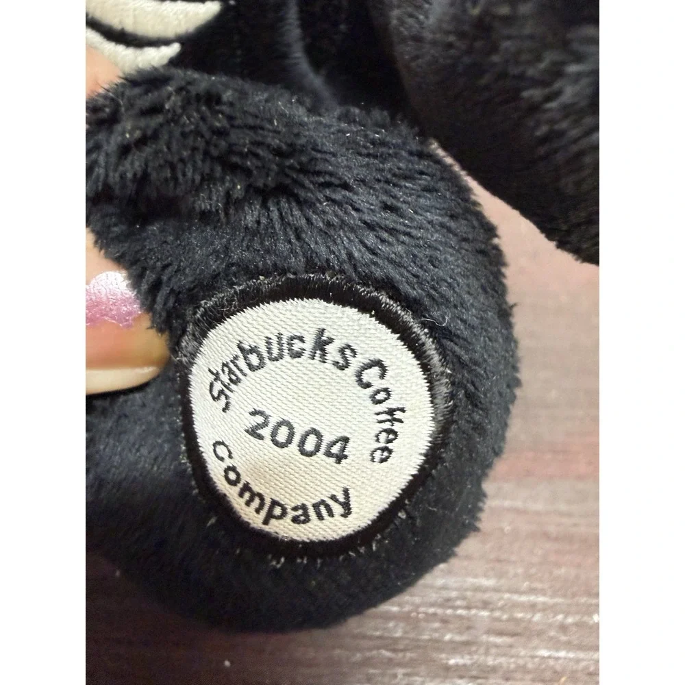 Starbucks Coffee Bearista 2004 Plush Halloween Skeleton Glows